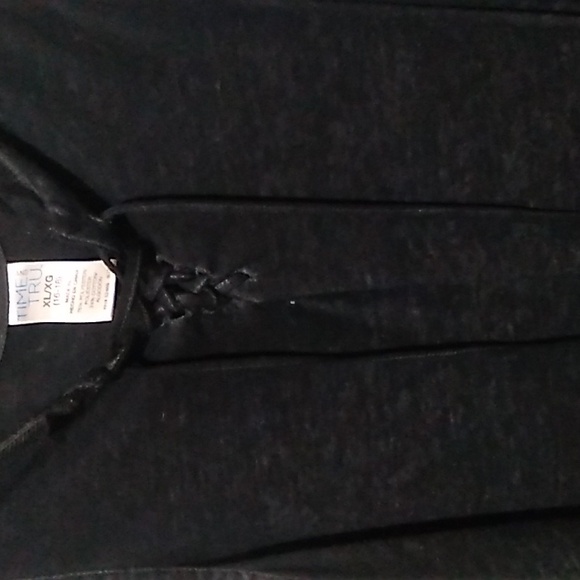 Time and Tru black heather sleeveless dress size XL (15-17) - Picture 4 of 8